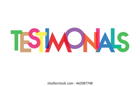 TESTIMONIALS letter full color