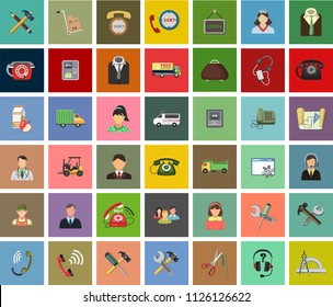 Testimonials Vector Icons. Customer Relationship Management, Feedback, Review, Emotion Symbols And More Icons - Customer Service Icons Set - Contact Support Sign And Symbols