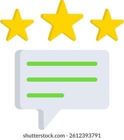 Testimony Icon Flat Vector Illustration