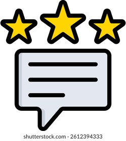Testimony Icon Lineal Color Vector Illustration