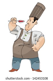 testing chef - cartoon