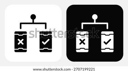Testing Dual Monochrome Icon Set