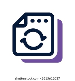 testing dual tone icon. Sleek and modern vector icon for websites, mobile apps, marketing materials, and corporate design. Fully scalable and ready to use.