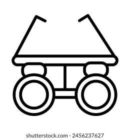 Diseño de iconos de línea de Vector