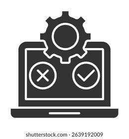 Testing Glyph Icon Element For Design