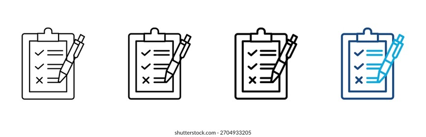 Conjunto de Colección de contorno de estilo diferente Ilustración vectorial

