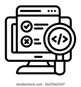 Testing Icon Element For Design
