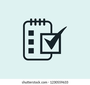 Testing icon line isolated on clean background. Testing icon concept drawing icon line in modern style. Vector illustration for your web mobile logo app UI design.