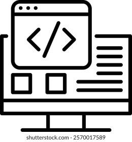 Testing Icon Line Vector Illustration