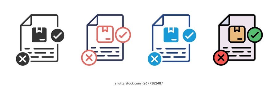 Testing Icon Set Multiple Style Collection