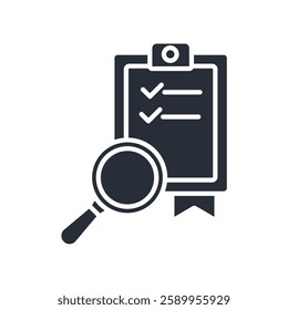 testing icons isolated on White Background. Flat style design