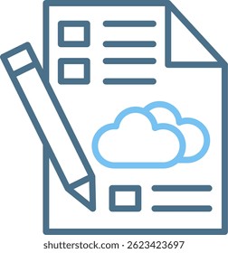 Testing Line Two Colour Icon
