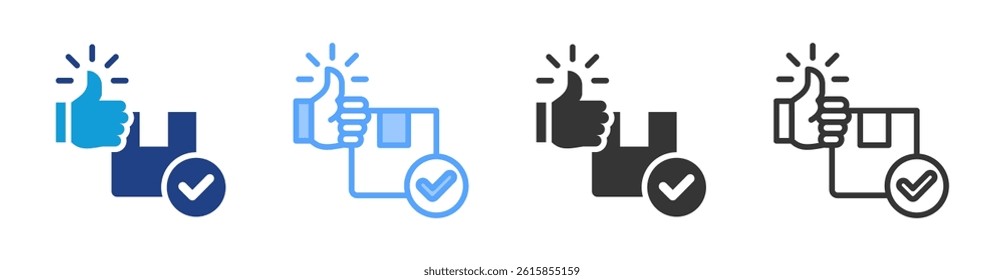 Testing Products icon set multiple style collection