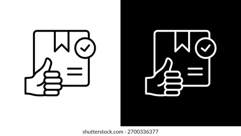 Testing Products White Icon Set Design