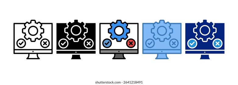 Testing Suite Icon Element For Design