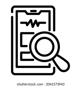testing usability outline design, SEO and web flat design for mobile concepts and web apps. Collection of modern infographic logo and pictogram.