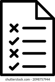 Testing Vector Icon Desing Illustration