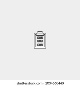 Testing vector icon illustration sign