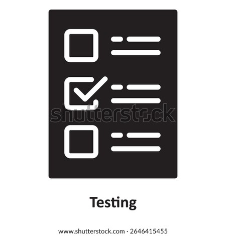 Testing Vector Icon which can easily modify or edit

