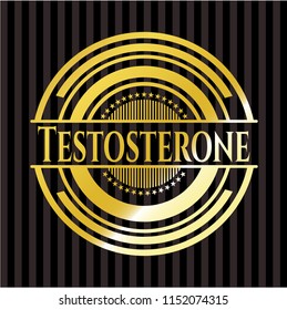 Testosterone gold emblem