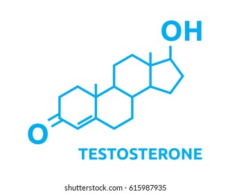 Testosterone Hormones Symbol