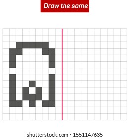 Tests that develop intelligence - Draw the same shape. Figure completion questions - IQ Test - visual intelligence questions,