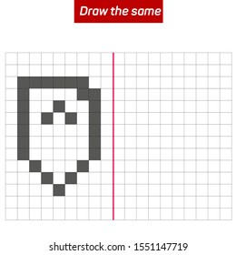 Tests that develop intelligence - Draw the same shape. Figure completion questions - IQ Test - visual intelligence questions,