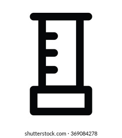 Testtube Bold Line Vector Icon