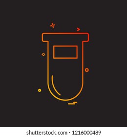 Testtube icon design vector
