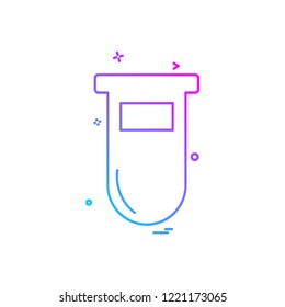 Testtube icon design vector
