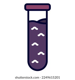 Test-tube icon, suitable for a wide range of digital creative projects. 