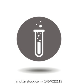 Test-tube icon vector. Simple vector illustration for graphic. EPS 10