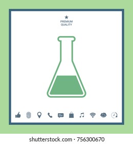 Test-tube symbol symbol 