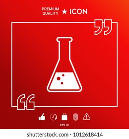Test-tube symbol Bubbles