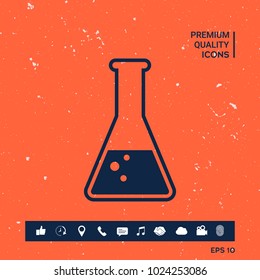 Test-tube symbol Bubbles