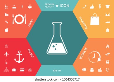 Test-tube symbol Bubbles