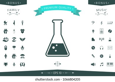 Test-tube symbol Bubbles