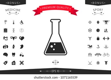 Test-tube symbol Bubbles