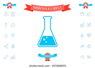 Test-tube symbol Bubbles