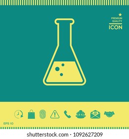 Test-tube symbol Bubbles