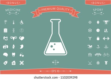 Test-tube symbol Bubbles