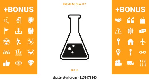 Test-tube symbol Bubbles