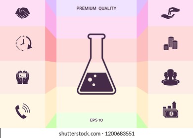 Test-tube symbol Bubbles