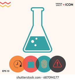 Test-tube symbol Bubbles