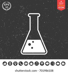 Test-tube symbol Bubbles
