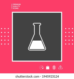 Test-tube symbol, elements for your design