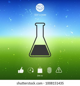 Test-tube symbol icon