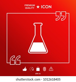 Test-tube symbol icon