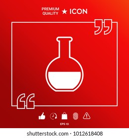 Test-tube symbol icon