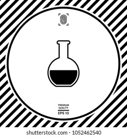 Test-tube symbol icon